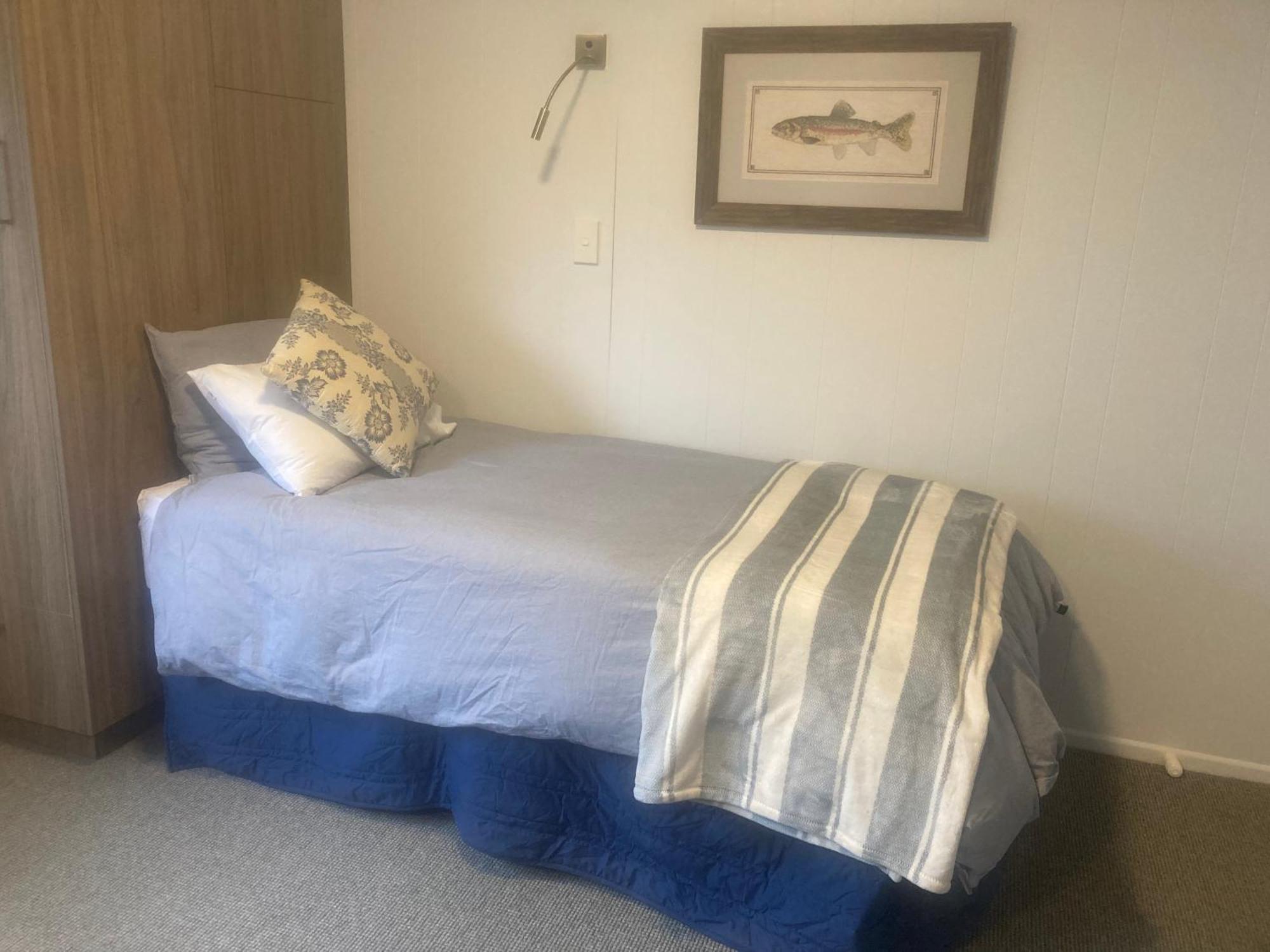 Anglers Adventure Paradise Cabin Bnb Wifi Parking Turangi Exterior foto